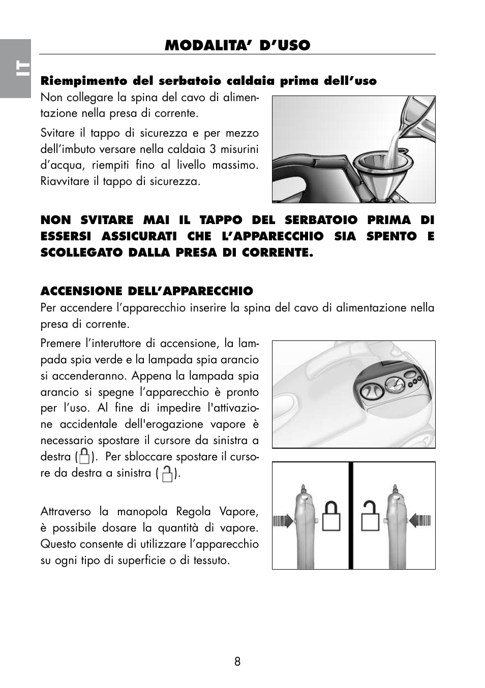 ARIETE Multivapori XL 4214 User Manual | Page 9 / 55