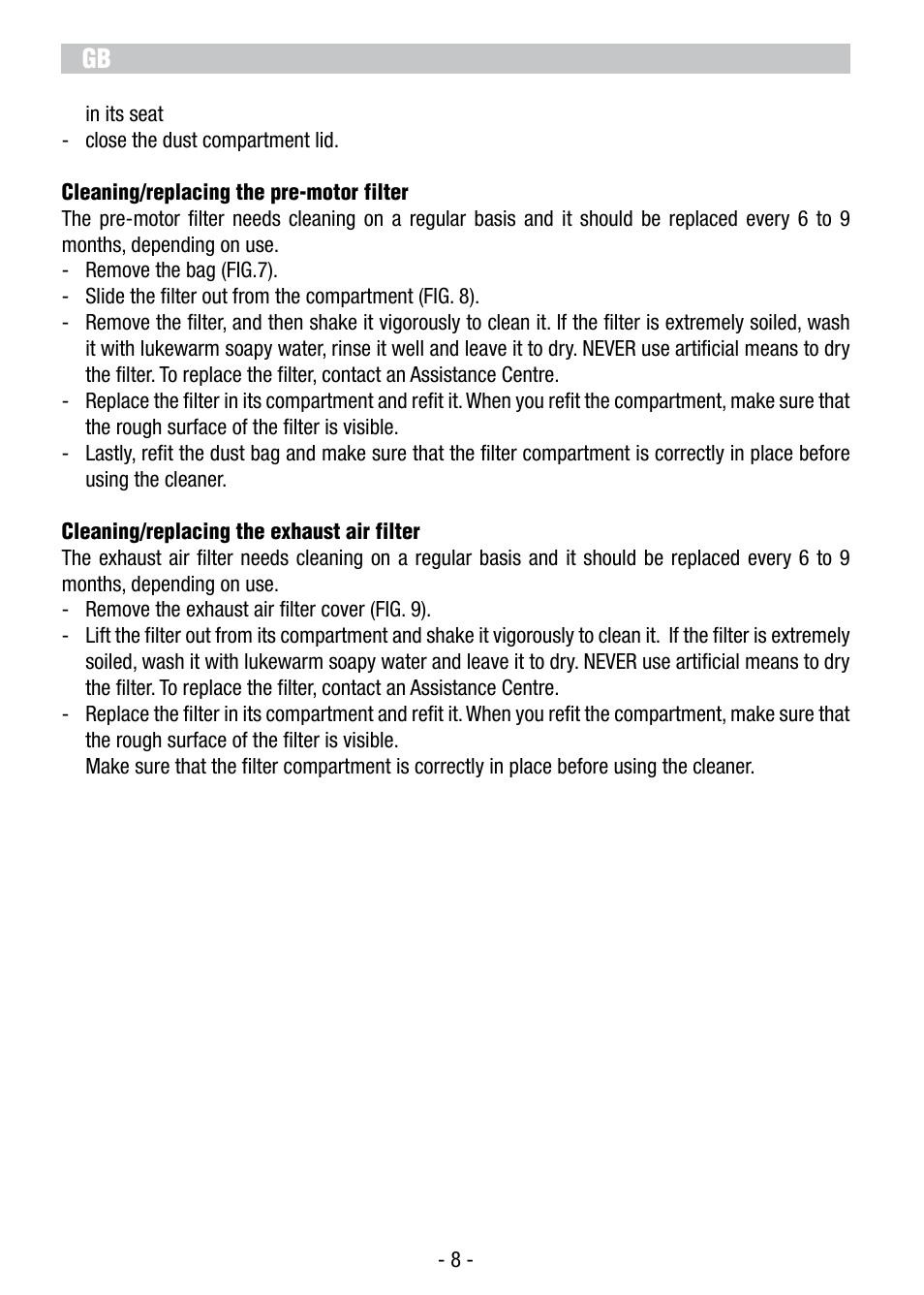 ARIETE Vertigo User Manual | Page 10 / 52