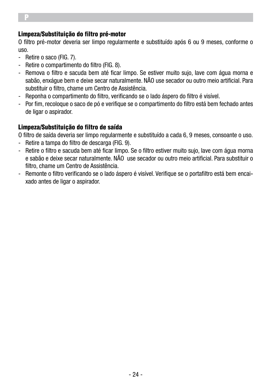 ARIETE Vertigo User Manual | Page 26 / 52