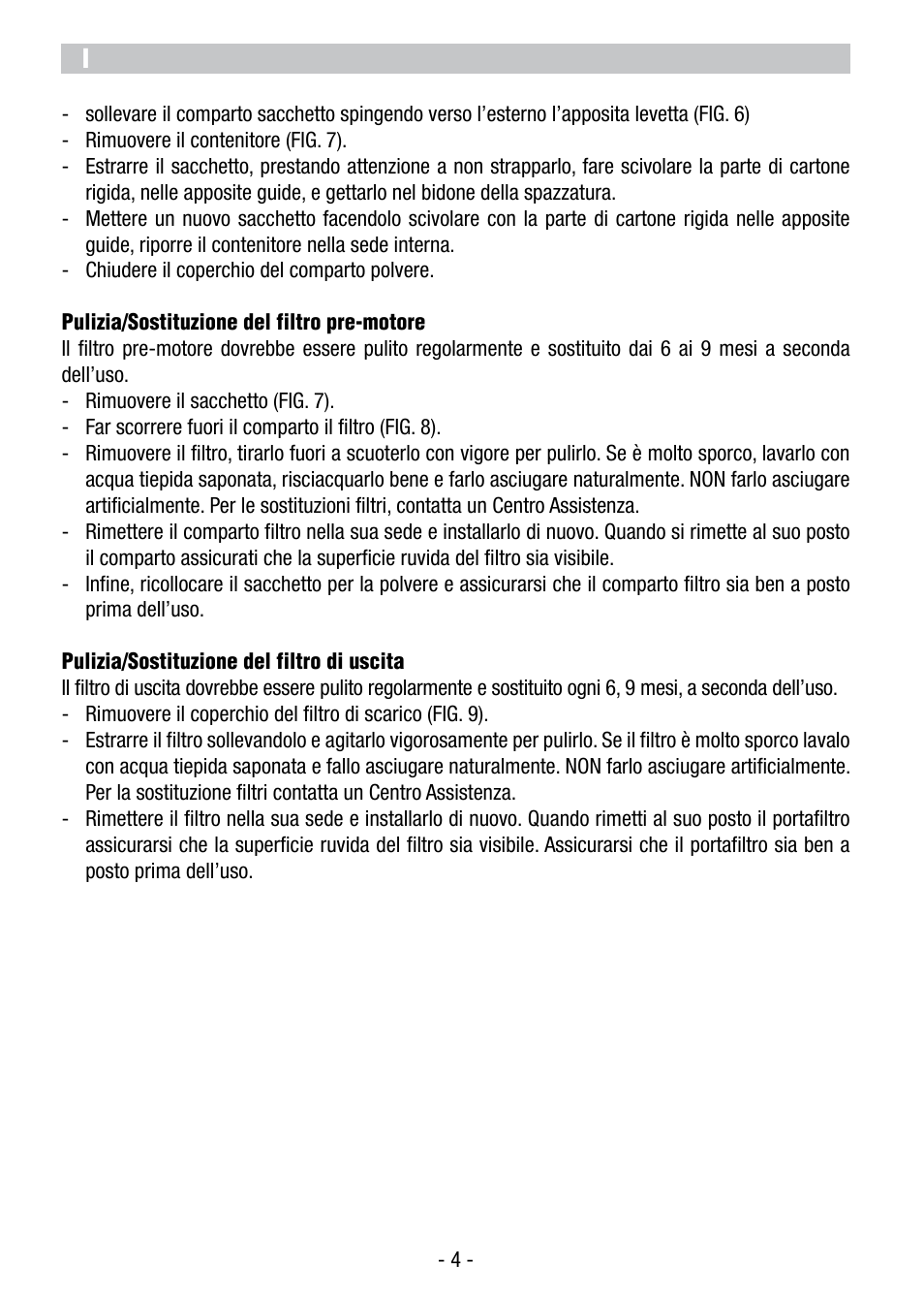 ARIETE Vertigo User Manual | Page 6 / 52