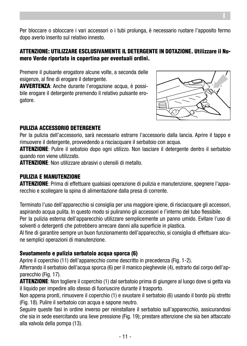 ARIETE Hot Aqua Power 2479 User Manual | Page 13 / 42