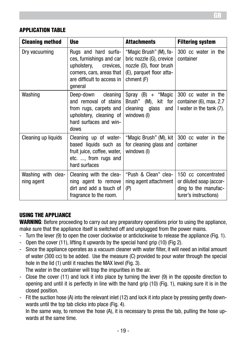 ARIETE Hot Aqua Power 2479 User Manual | Page 21 / 42