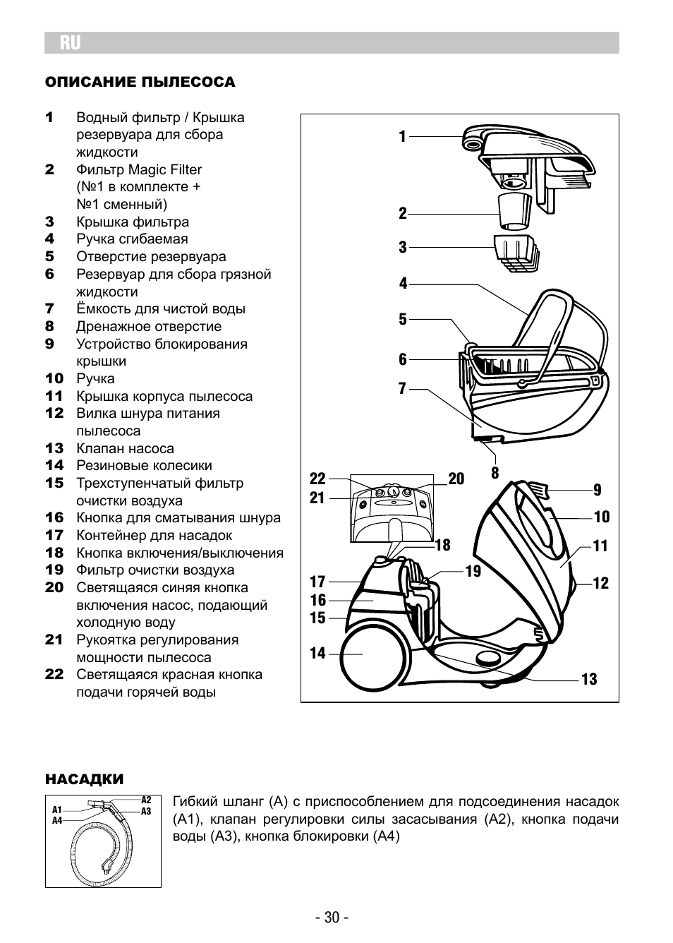 ARIETE Hot Aqua Power 2479 User Manual | Page 32 / 42