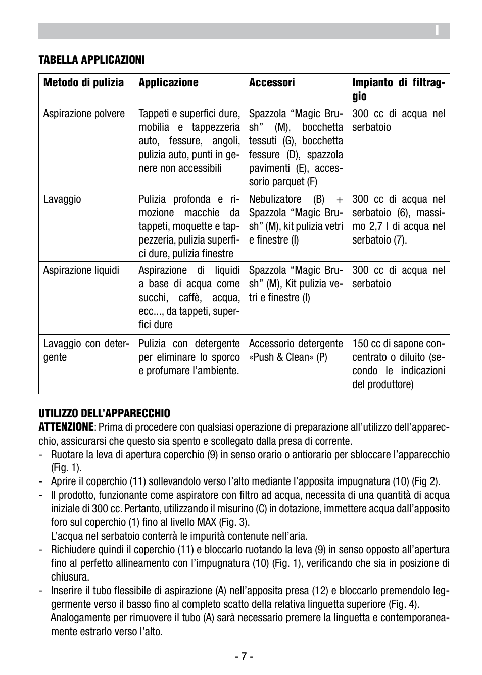 ARIETE Hot Aqua Power 2479 User Manual | Page 9 / 42