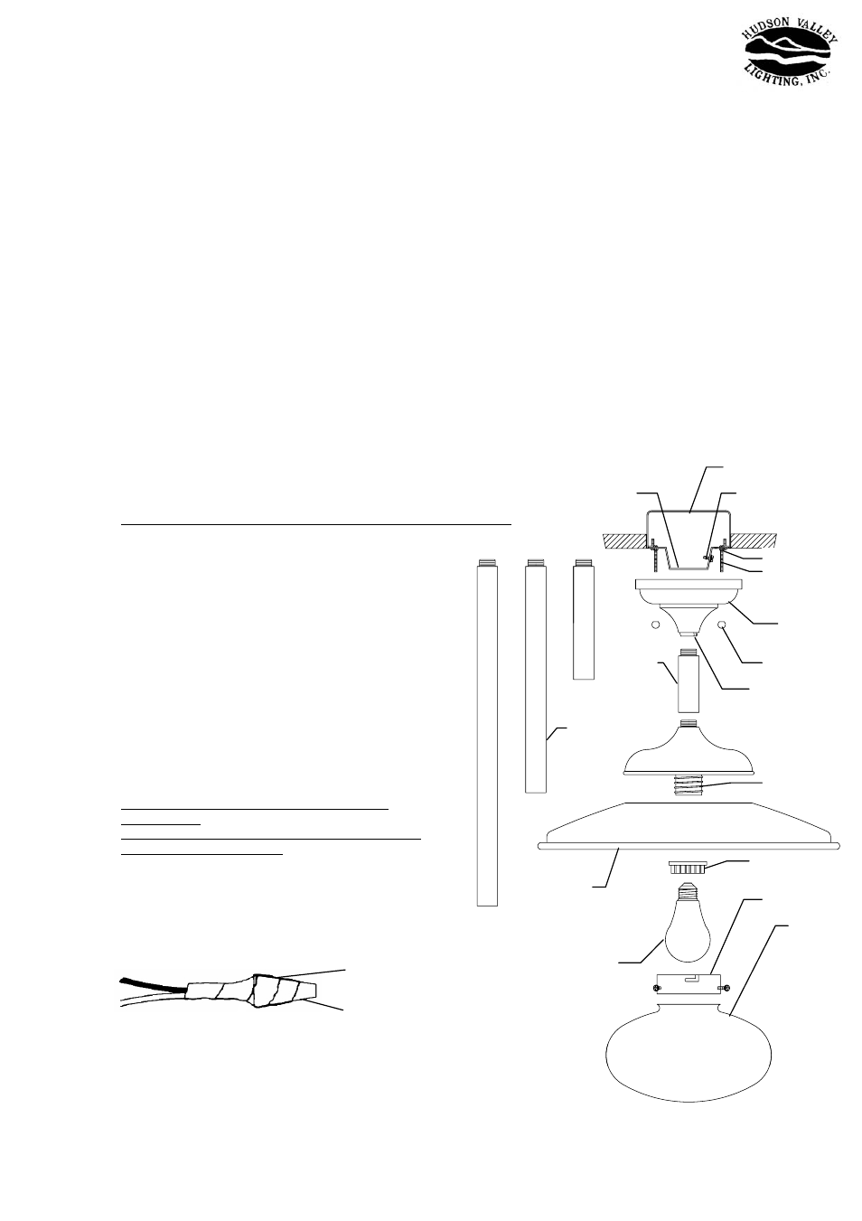 Hudson Valley Lighting INDEPENDENCE 9111 User Manual | 2 pages