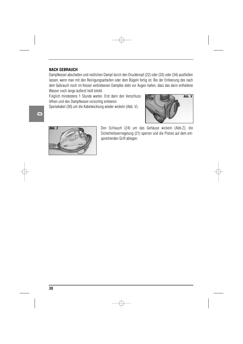 ARIETE MVC2 Deluxe 4210 5 User Manual | Page 32 / 102