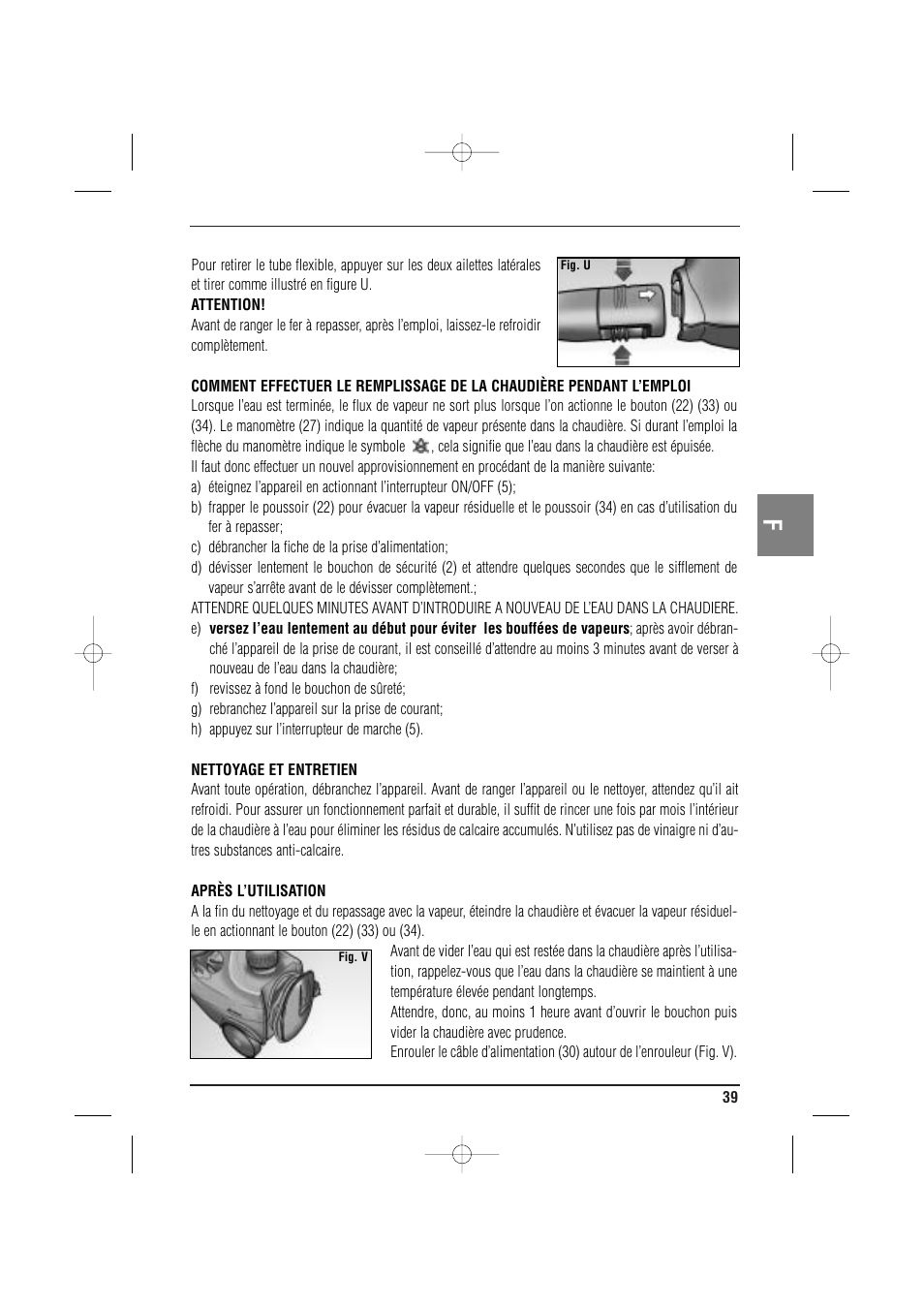 ARIETE MVC2 Deluxe 4210 5 User Manual | Page 41 / 102