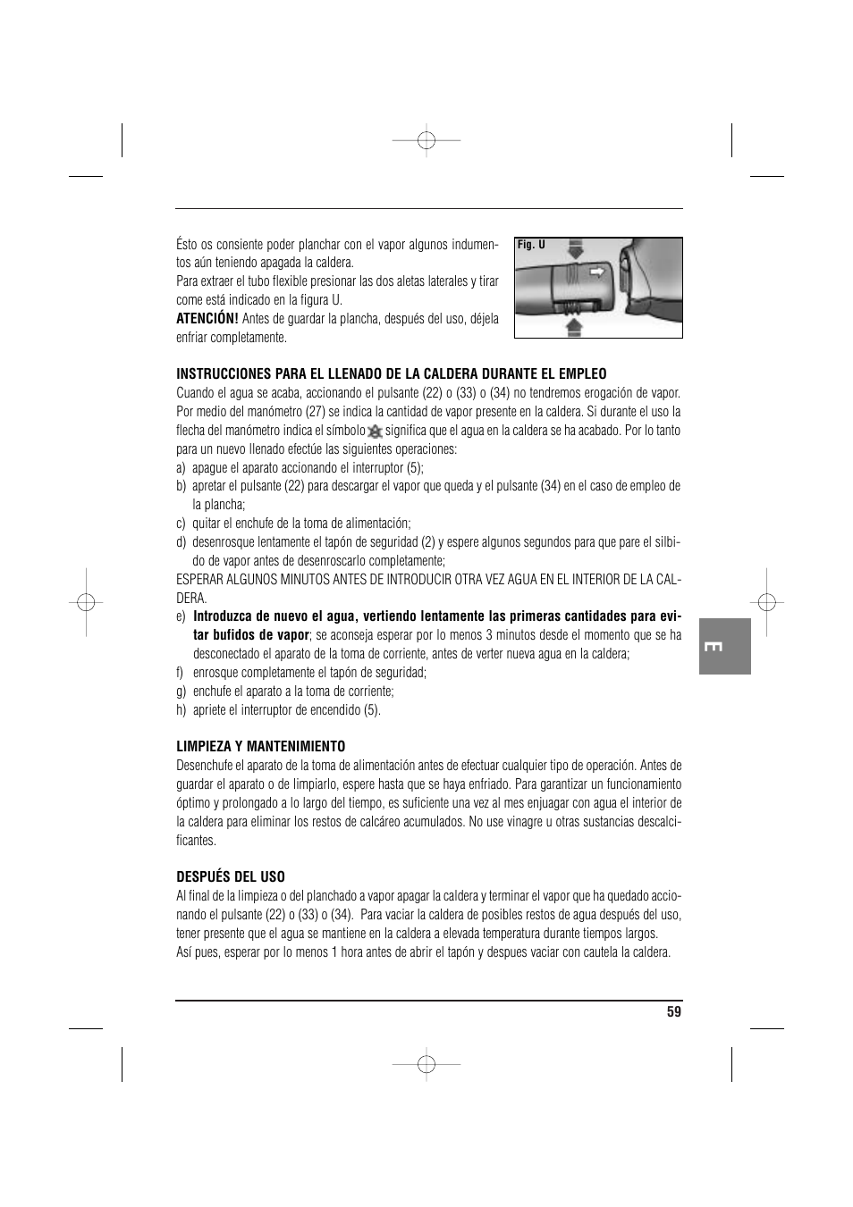 ARIETE MVC2 Deluxe 4210 5 User Manual | Page 61 / 102