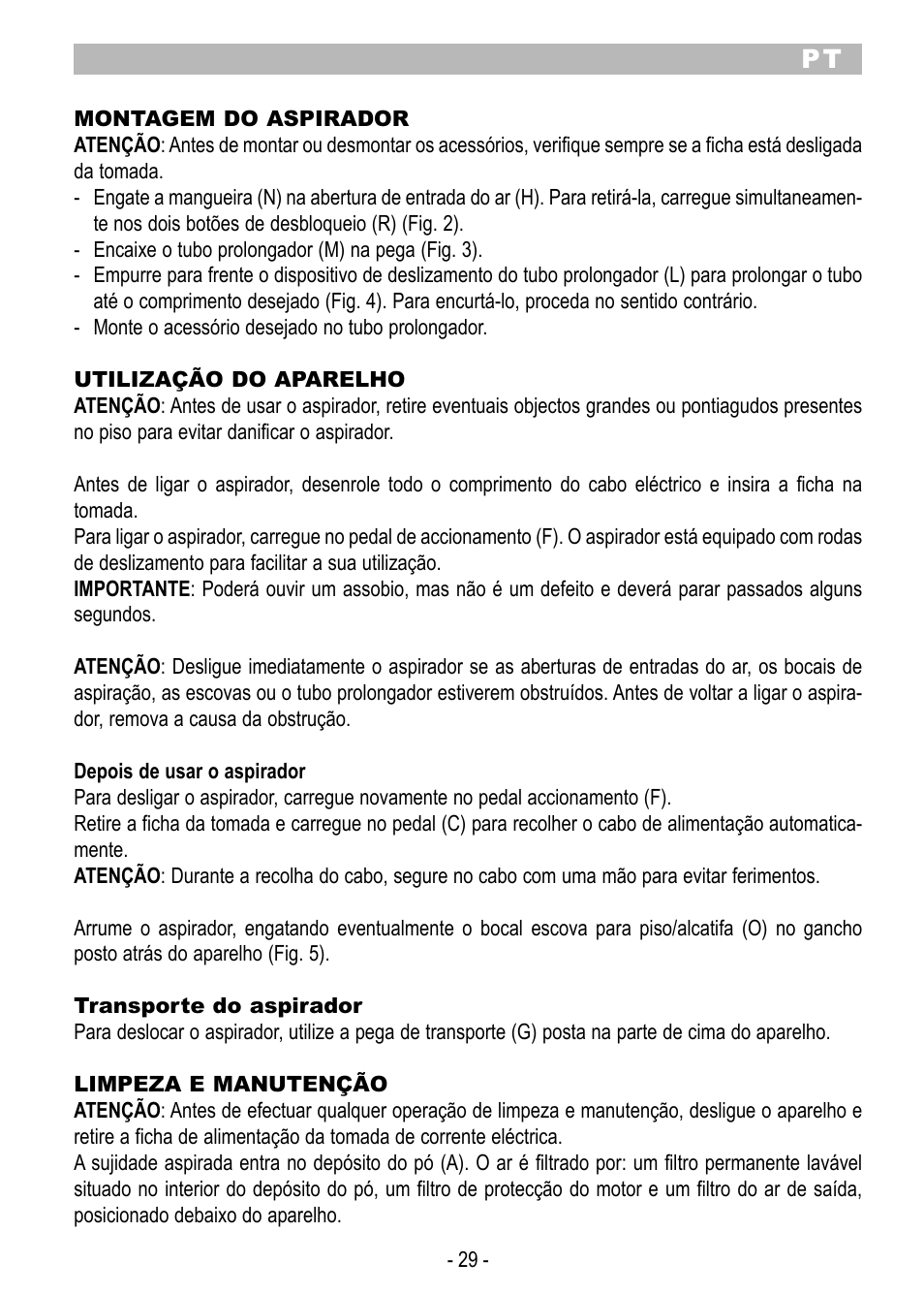 ARIETE Eco Power 2788 User Manual | Page 31 / 50