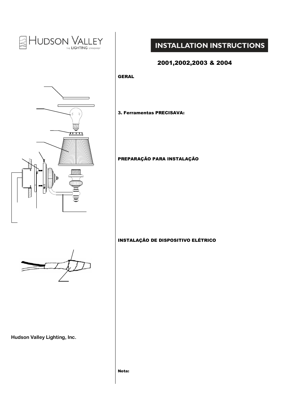 Hudson Valley Lighting MILTON 2001-2004 User Manual | Page 2 / 2