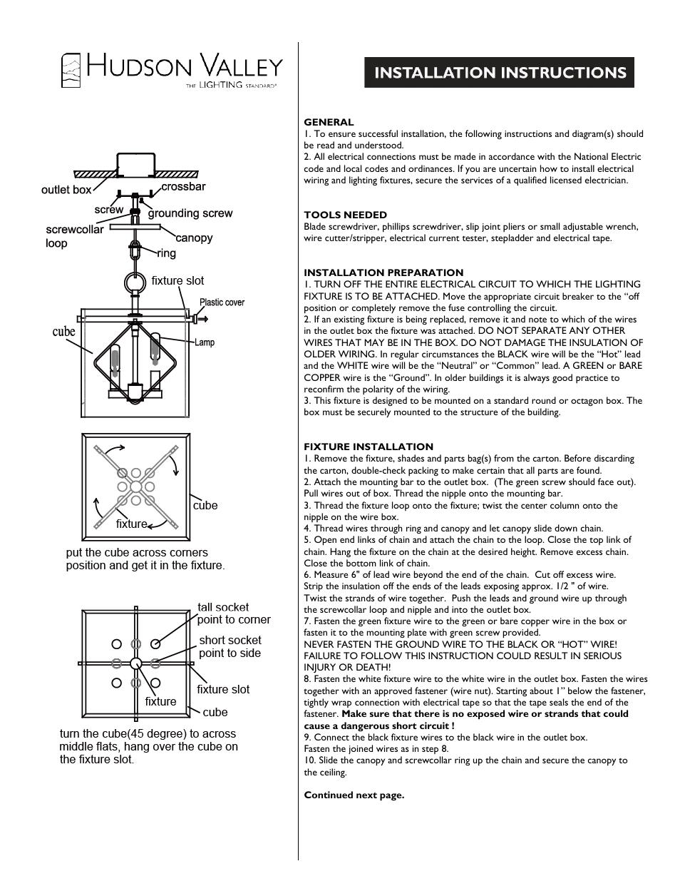 Hudson Valley Lighting TRAVIS 5912-5924 User Manual | 2 pages