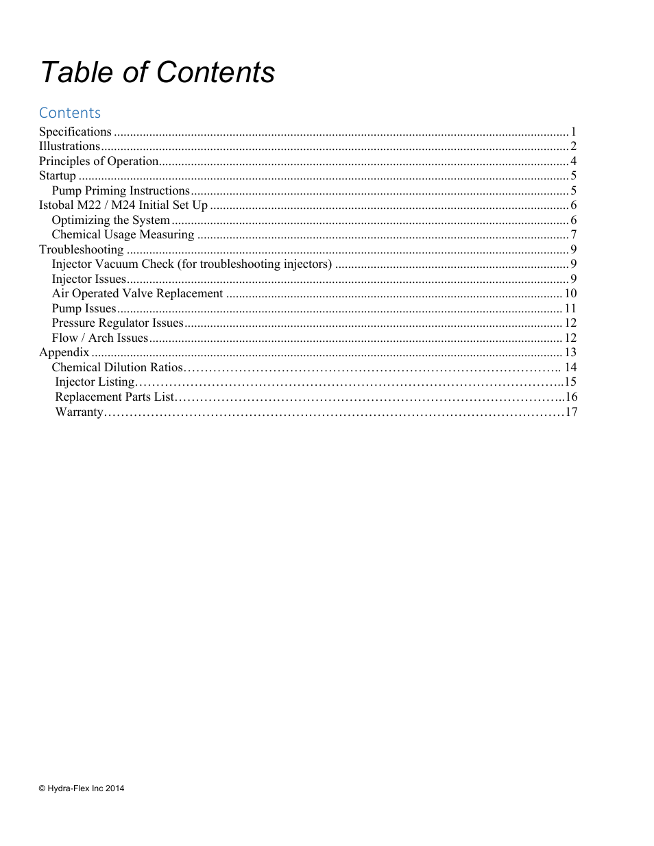 Hydra-Flex Aqua-Lab EVO User Manual User Manual | Page 2 / 18