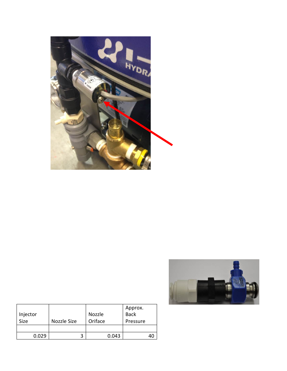 Initial injector setup | Hydra-Flex Aqua-Lab CS1 Prep Installation and Operating Manual User Manual | Page 5 / 14