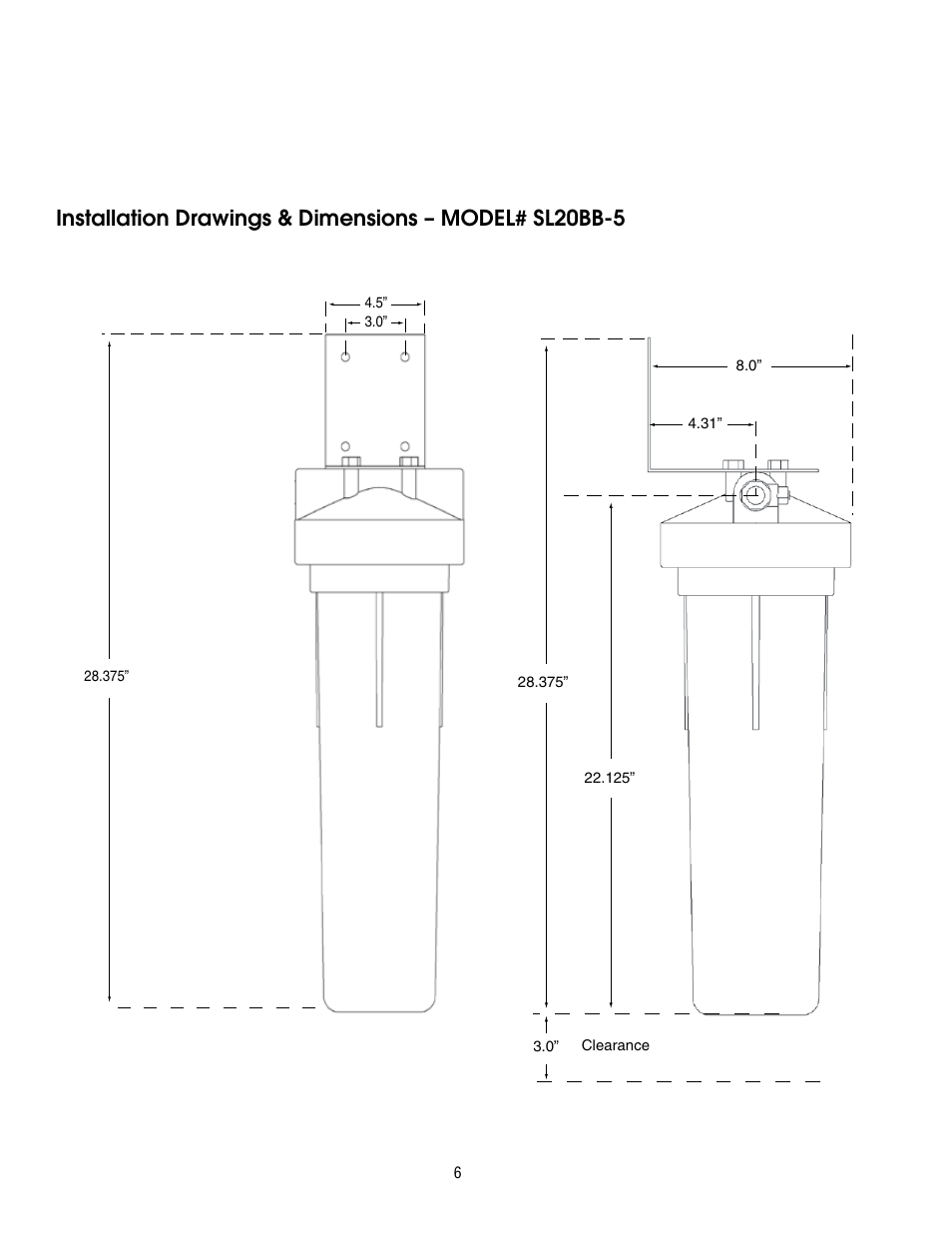 Hydrotech SL10-1 POU Scaleless User Manual | Page 6 / 8
