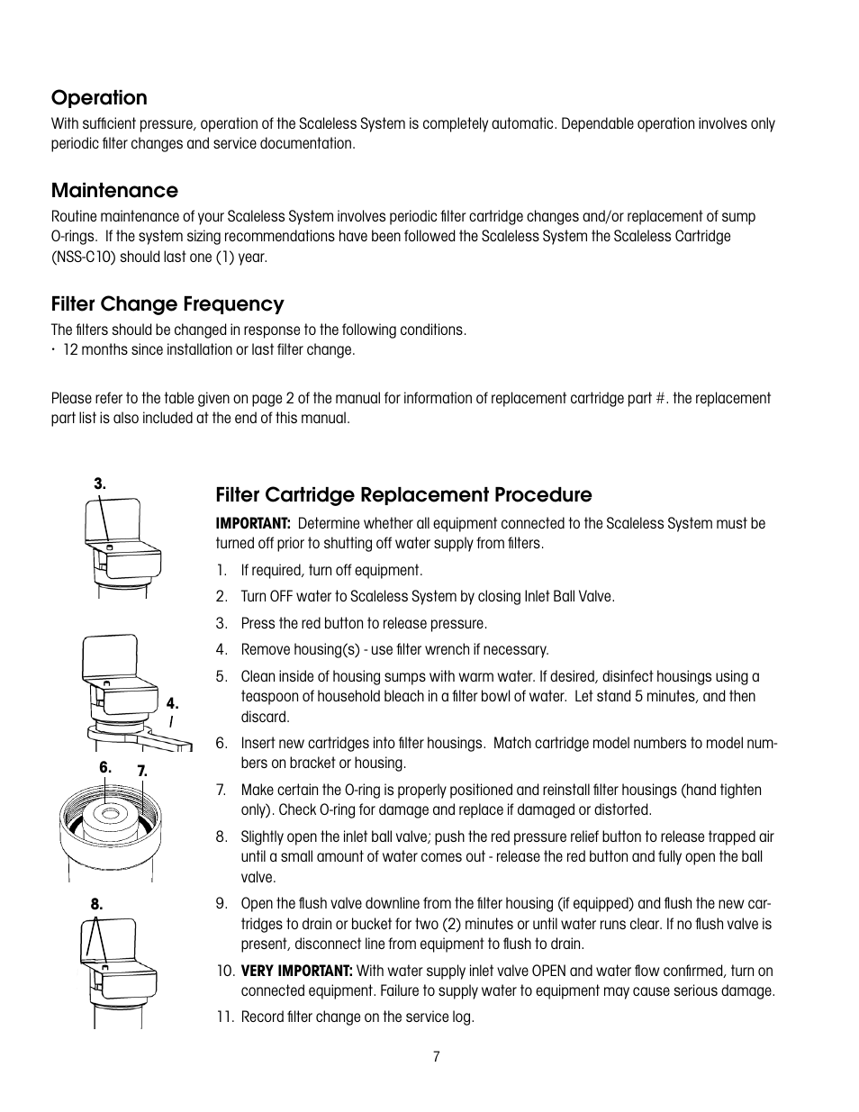 Hydrotech SL10-1 POU Scaleless User Manual | Page 7 / 8