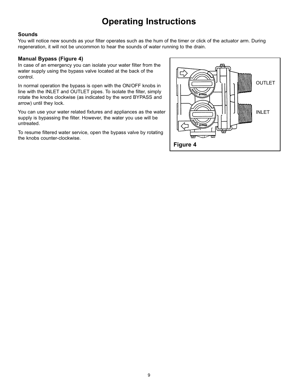 Operating instructions | Hydrotech 5600 & 2510 Valve Automatic Iron & Sulfur Filter Operation Manual User Manual | Page 11 / 16