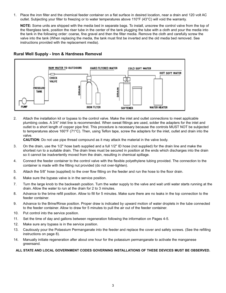 Hydrotech 5600 & 2510 Valve Automatic Iron & Sulfur Filter Operation Manual User Manual | Page 5 / 16