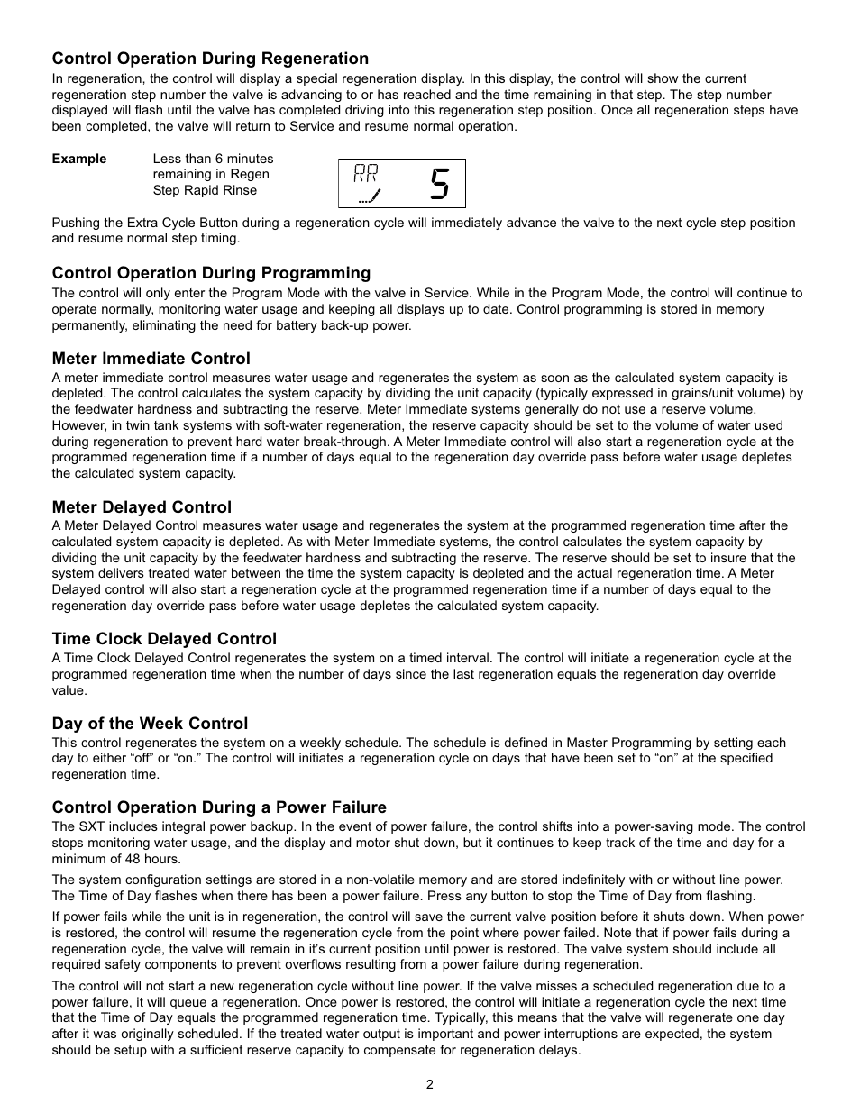 Hydrotech 5600 SXT Valve Iron & Sulfur Filter Operation Manual User Manual | Page 4 / 16