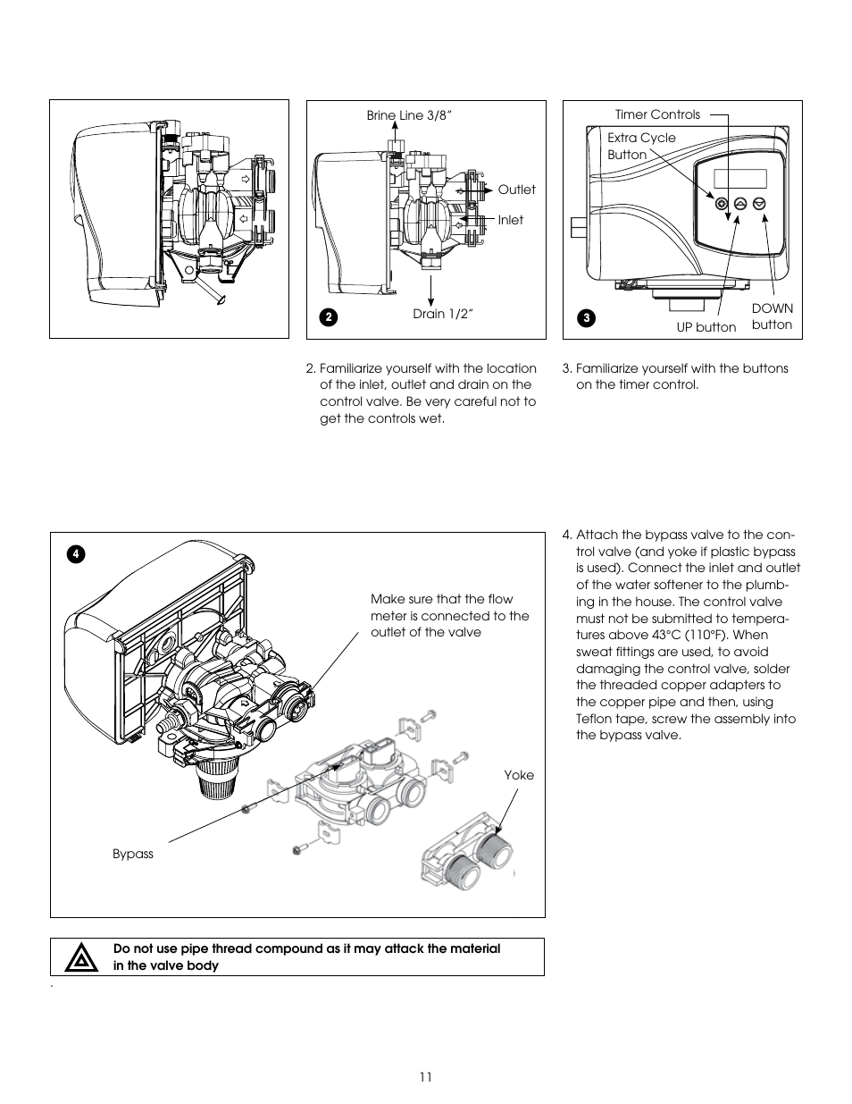 Hydrotech 6200 SXT Automatic Meter Initiated Water Softener User Manual | Page 12 / 44