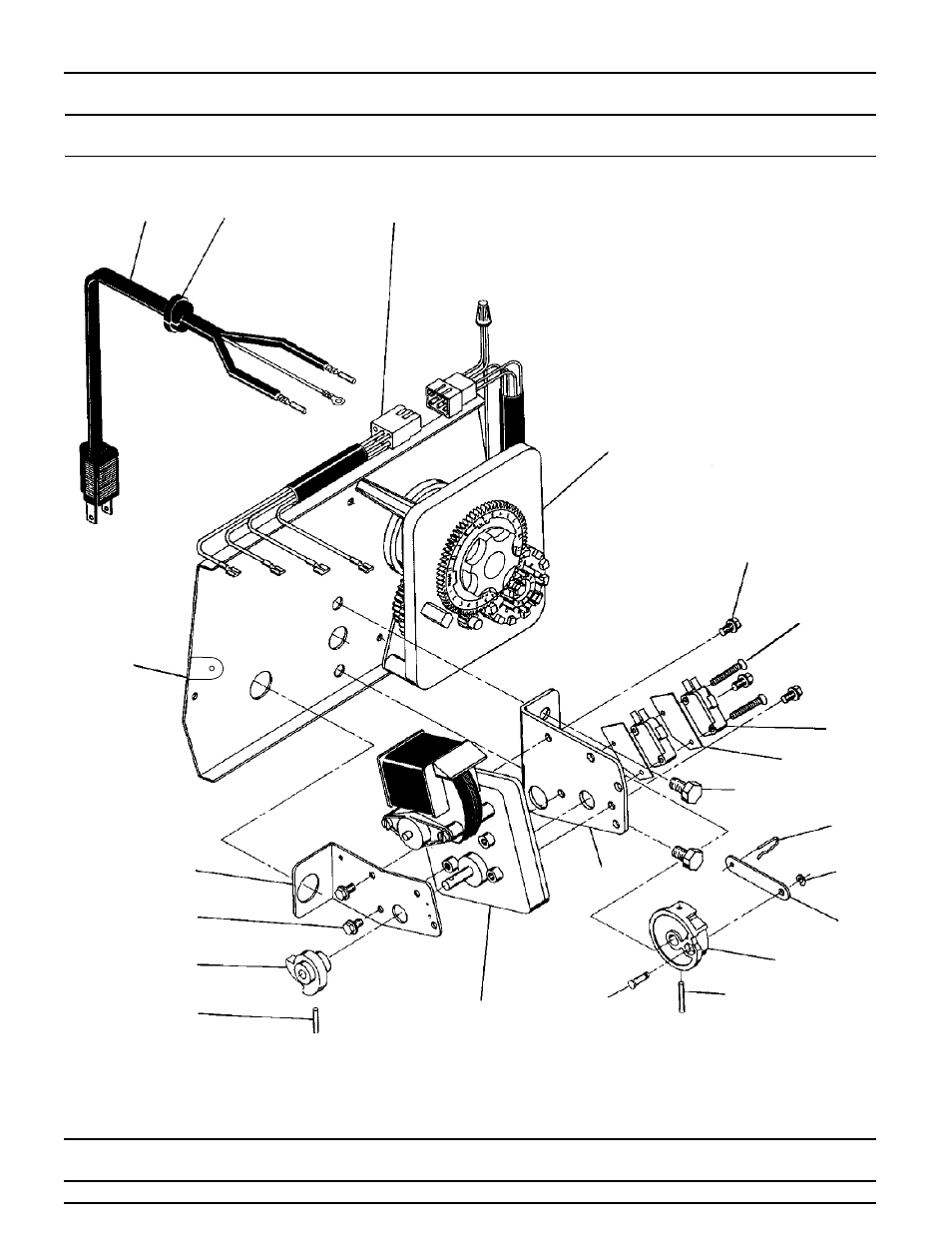 Model 2510, Control valve drive assembly, See opposite page for parts list) | Hydrotech 2510 Econominder Service Manual User Manual | Page 12 / 36