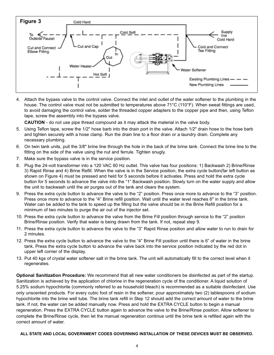 Hydrotech 9100 SXT Valve Meter Initiated Water Softener User Manual | Page 5 / 12