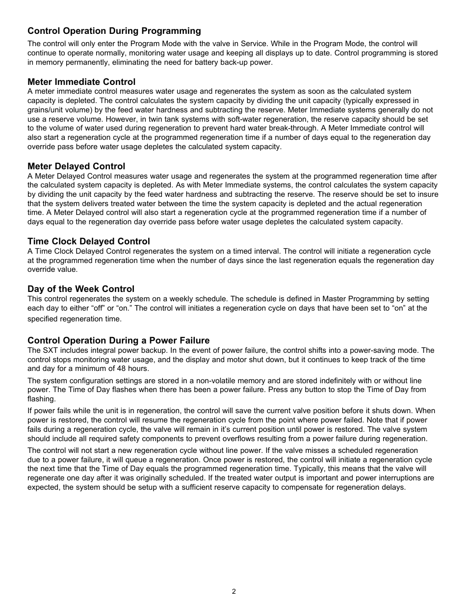 Hydrotech 5600 SXT Valve Water Softener User Manual | Page 4 / 16