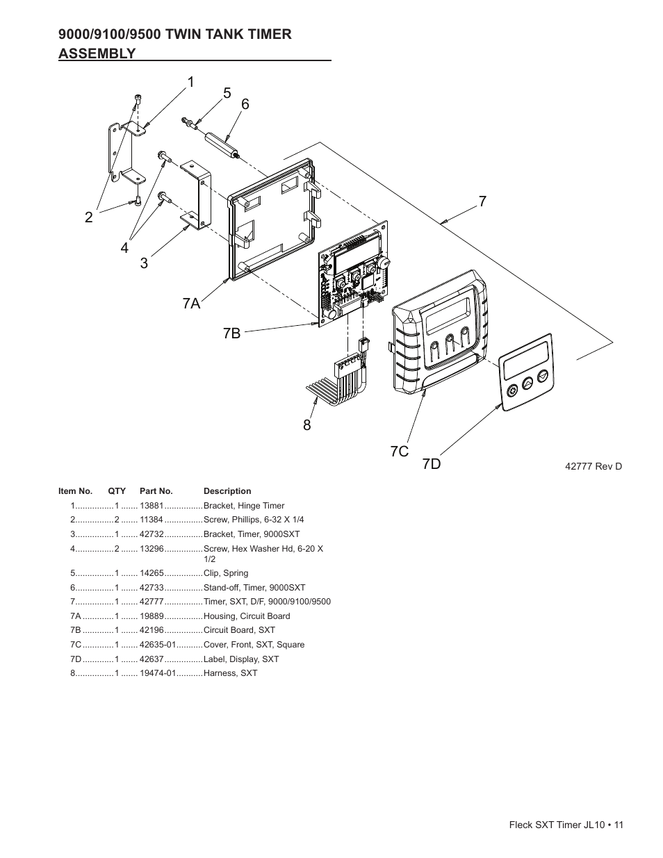 Hydrotech SXT Timer User Manual | Page 11 / 24