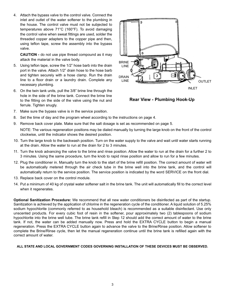 Hydrotech 5600 Calendar Clock Valve Organic Color Removal & Softener User Manual | Page 5 / 12