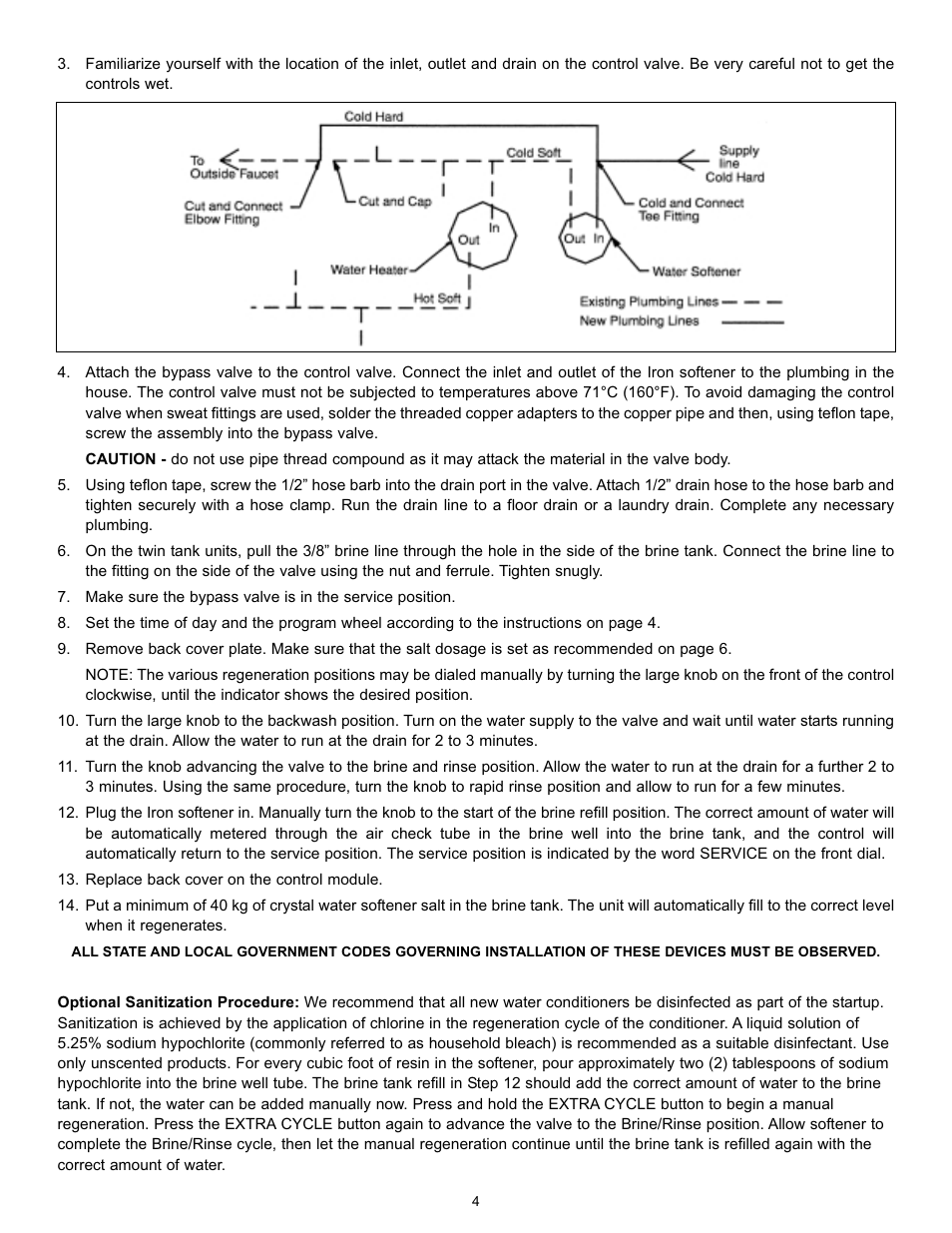 Hydrotech 5600 Meter Initiated_Calendar Clock Valve Iron Softener User Manual | Page 5 / 12
