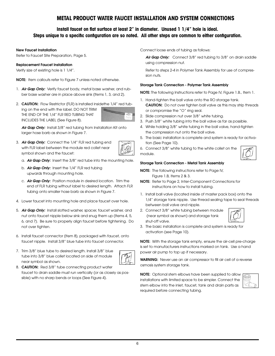 Hydrotech 1240 Series ADVANCED REVERSE OSMOSIS WATER TREATMENT SYSTEMS User Manual | Page 12 / 20