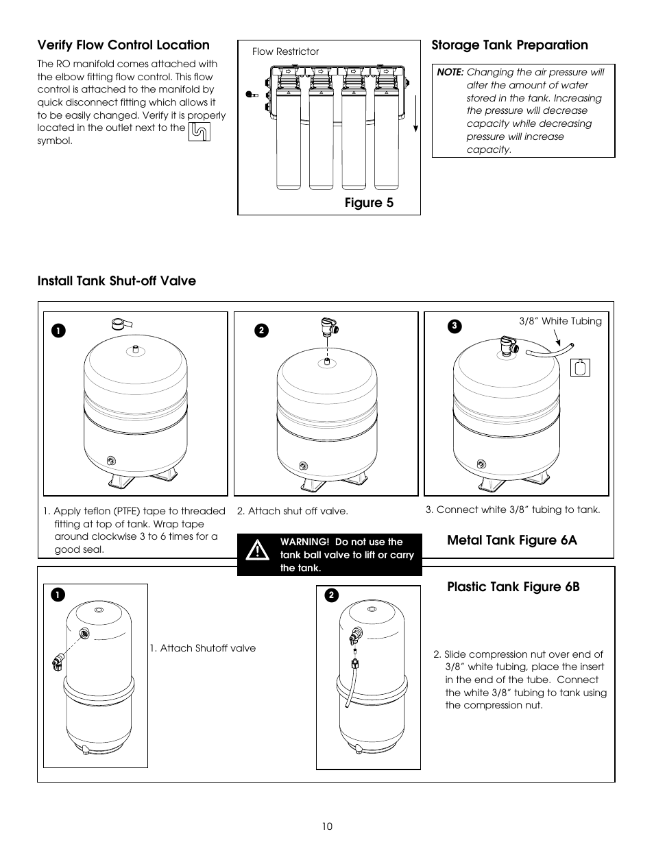 Hydrotech PURA QCRO Series Quick Change Reverse Osmosis Drinking Water System User Manual | Page 12 / 32