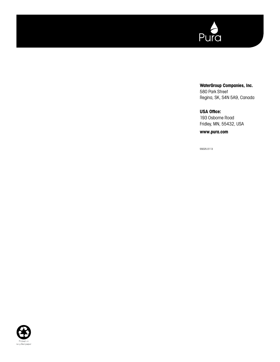 Hydrotech PURA QCRO Series Quick Change Reverse Osmosis Drinking Water System User Manual | Page 32 / 32