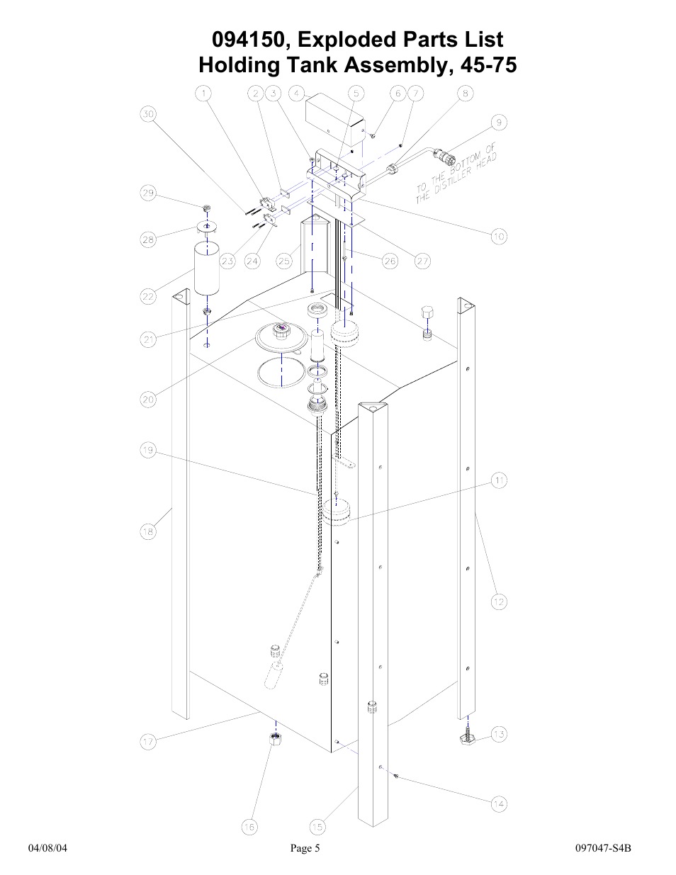 Hydrotech Precision-PWS 45-75, AED-2 & APK-4 SERIES 0004 0002 0001 REPLACEMENT PARTS MANUAL User Manual | Page 5 / 28