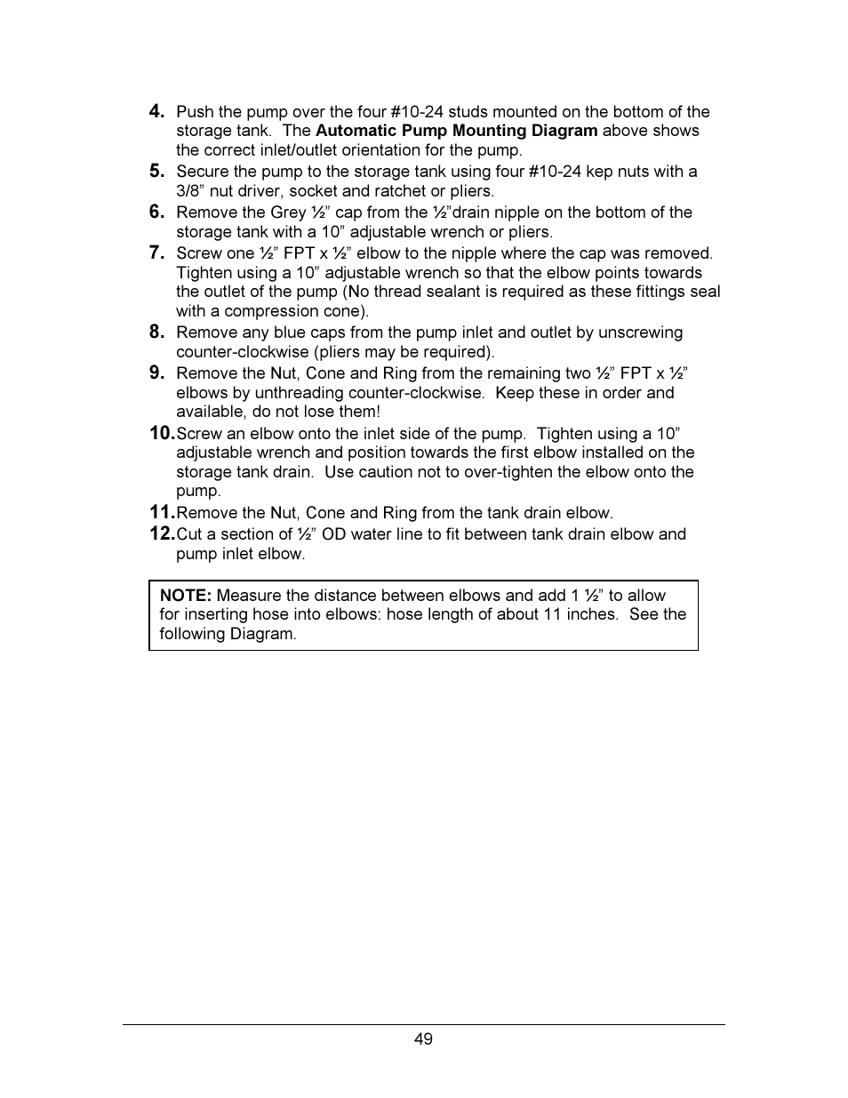 Hydrotech Precision-PWS 12-12 OWNERS GUIDE User Manual | Page 49 / 66