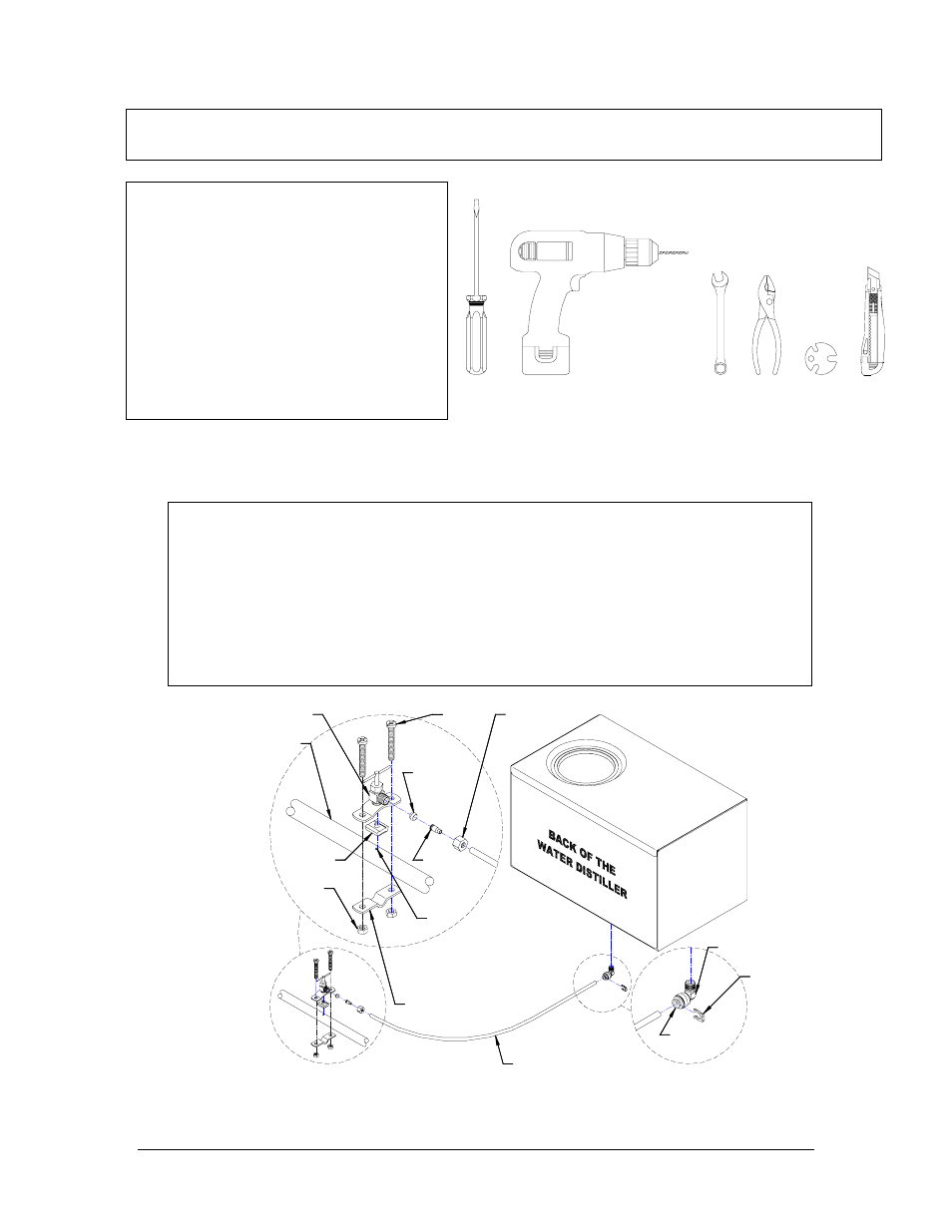 Feed water line connection | Hydrotech Precision-PWS 8-5 OWNERS GUIDE User Manual | Page 22 / 64