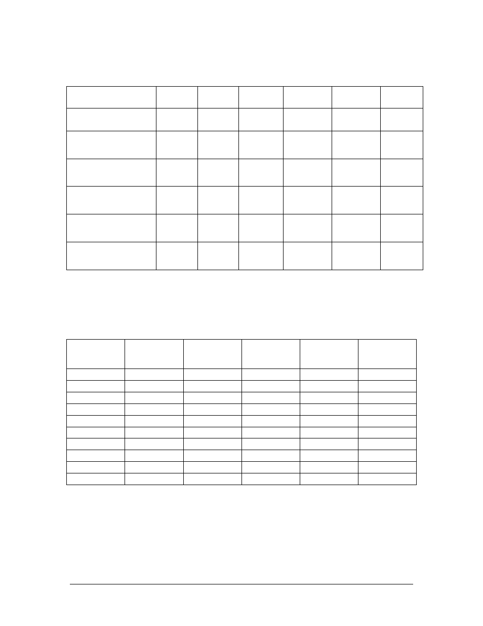 Maintenance schedule table, X x x, Owner maintenance record table | Hydrotech Precision-PWS 8-5 OWNERS GUIDE User Manual | Page 41 / 64