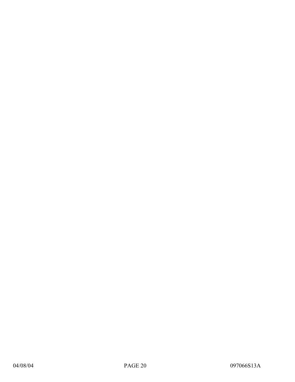 Hydrotech Precision-PWS 5-3(120_240VAC) REPLACEMENT PARTS MANUAL User Manual | Page 20 / 20