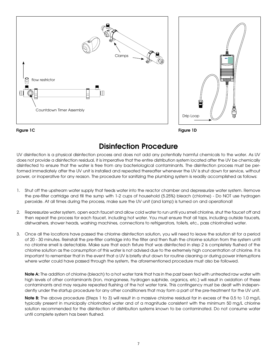 Disinfection procedure | Hydrotech PURA ABuv 6_8_12 User Manual | Page 7 / 12