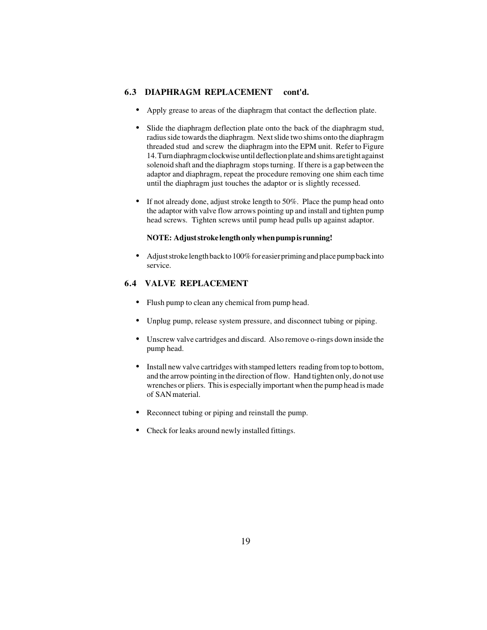 Hydrotech C, C PLUS, A PLUS, E, E-DC and E PLUS Series PULSAtron User Manual | Page 19 / 24