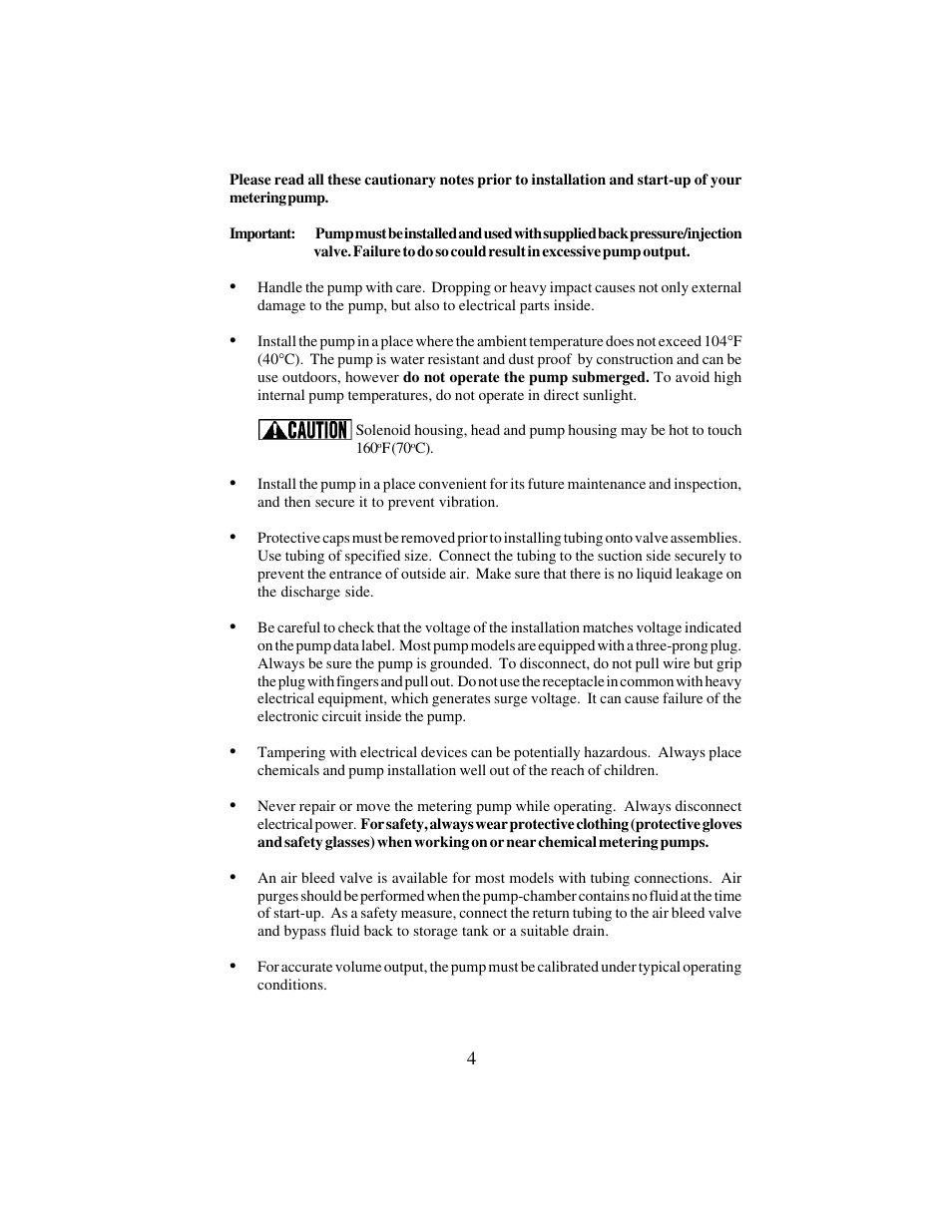 Hydrotech C, C PLUS, A PLUS, E, E-DC and E PLUS Series PULSAtron User Manual | Page 4 / 24