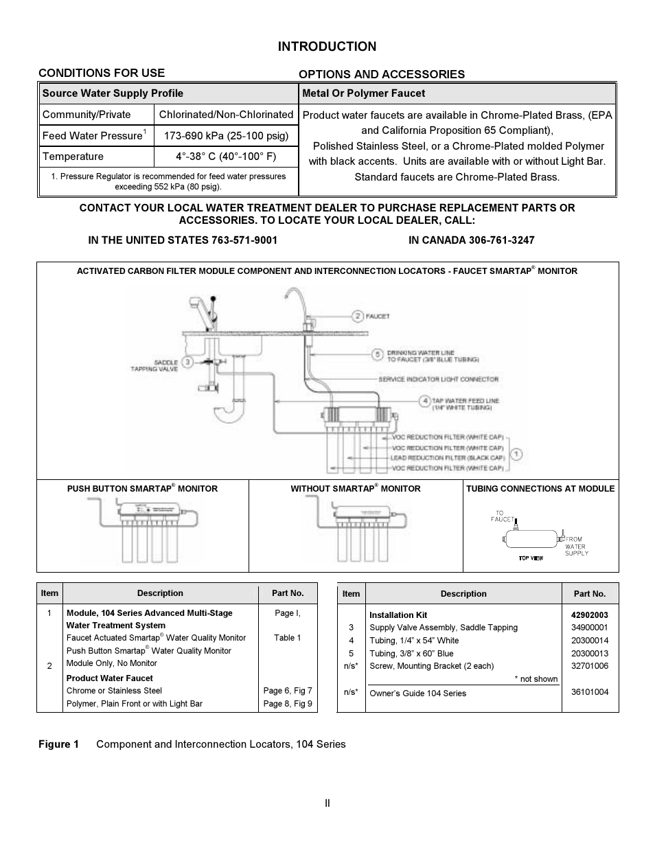 Introduction | Hydrotech 104 Series ADVANCED MULTI STAGE WATER TREATMENT SYSTEM User Manual | Page 3 / 20