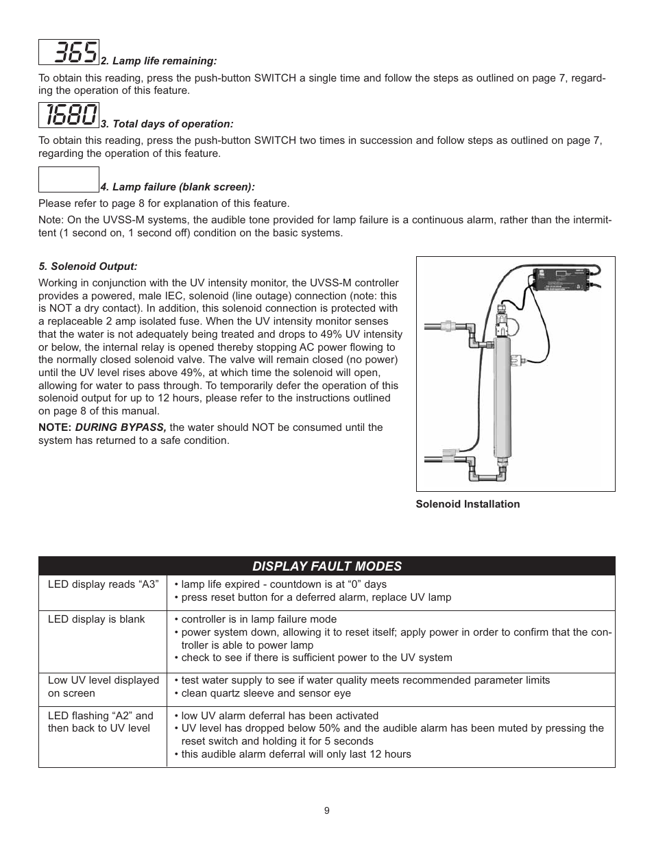 Hydrotech UVSS Series Ultraviolet Water Purification System User Manual | Page 10 / 14