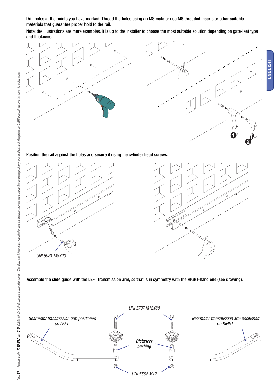 CAME Myto ME User Manual | Page 11 / 20