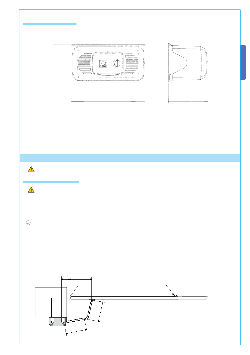 5 installation, English, 4 overall dimensions | 1 preliminary checks | CAME Ferni 24v User Manual | Page 3 / 12