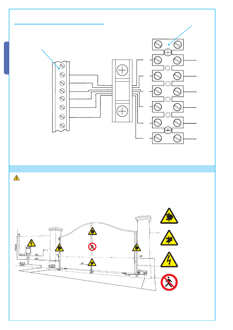 N m f fa rc r, 6 safety instructions, English | 9 connecting to the zl180 control panel, Zl19 | CAME Ferni 24v User Manual | Page 8 / 12