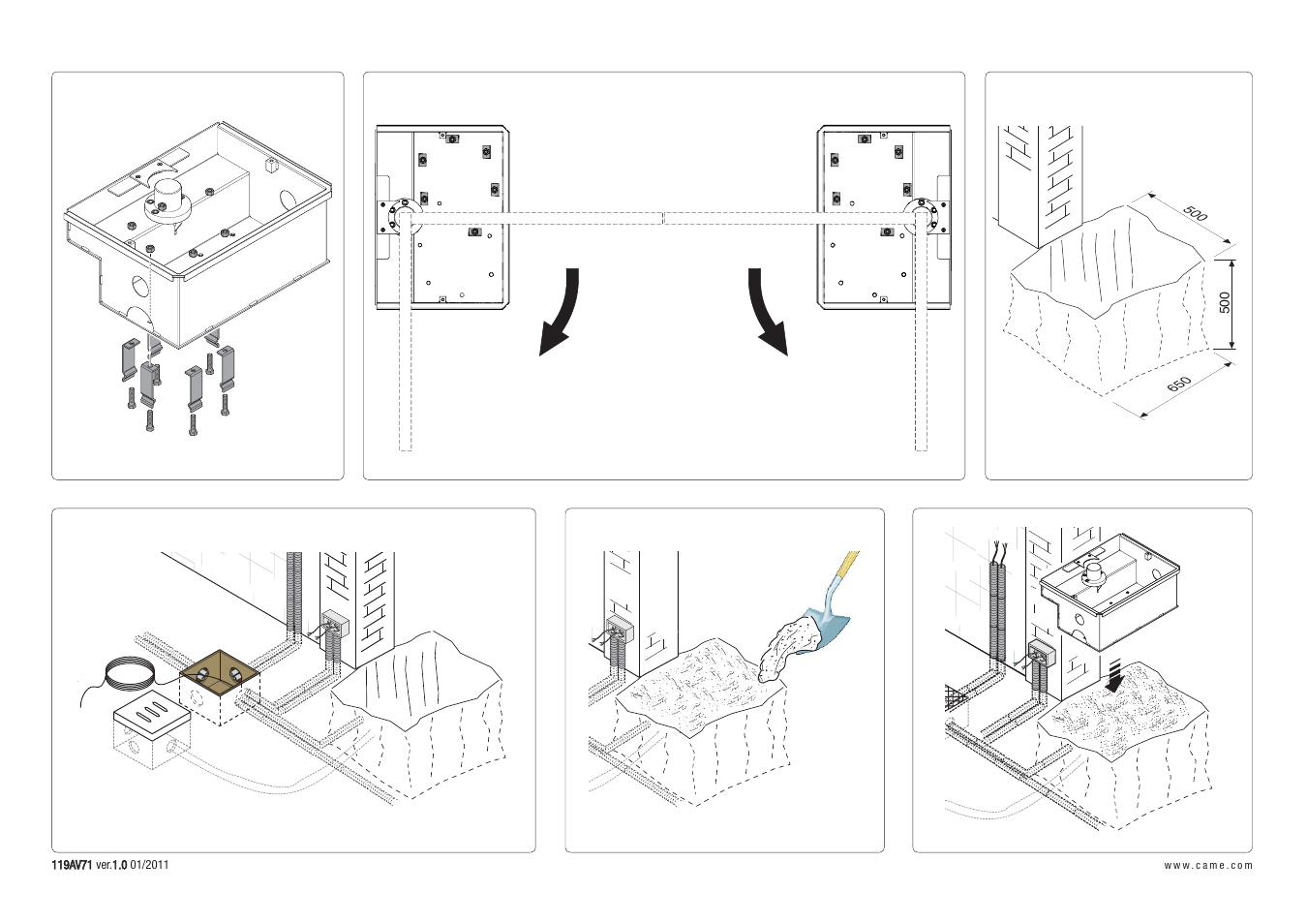 CAME Frog-PC User Manual | Page 2 / 8
