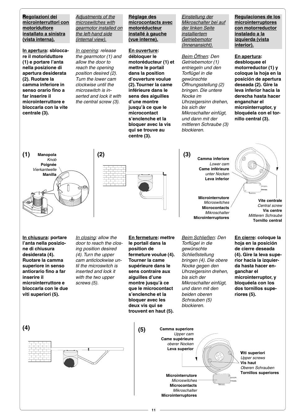 CAME Fast User Manual | Page 11 / 24