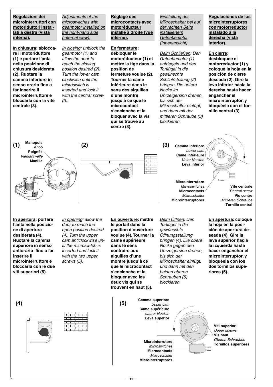 CAME Fast User Manual | Page 12 / 24