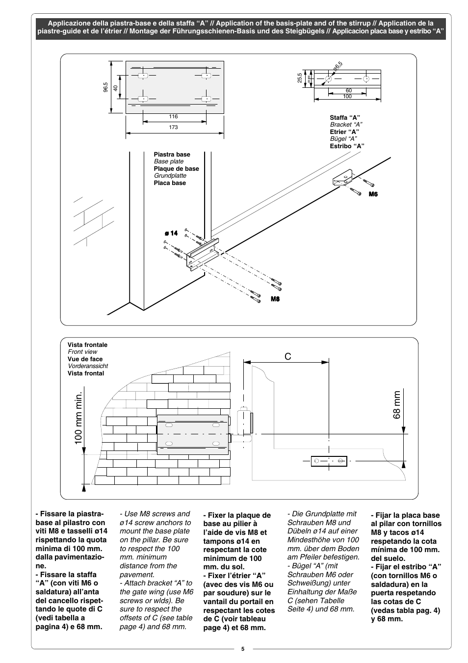 CAME Fast User Manual | Page 5 / 24