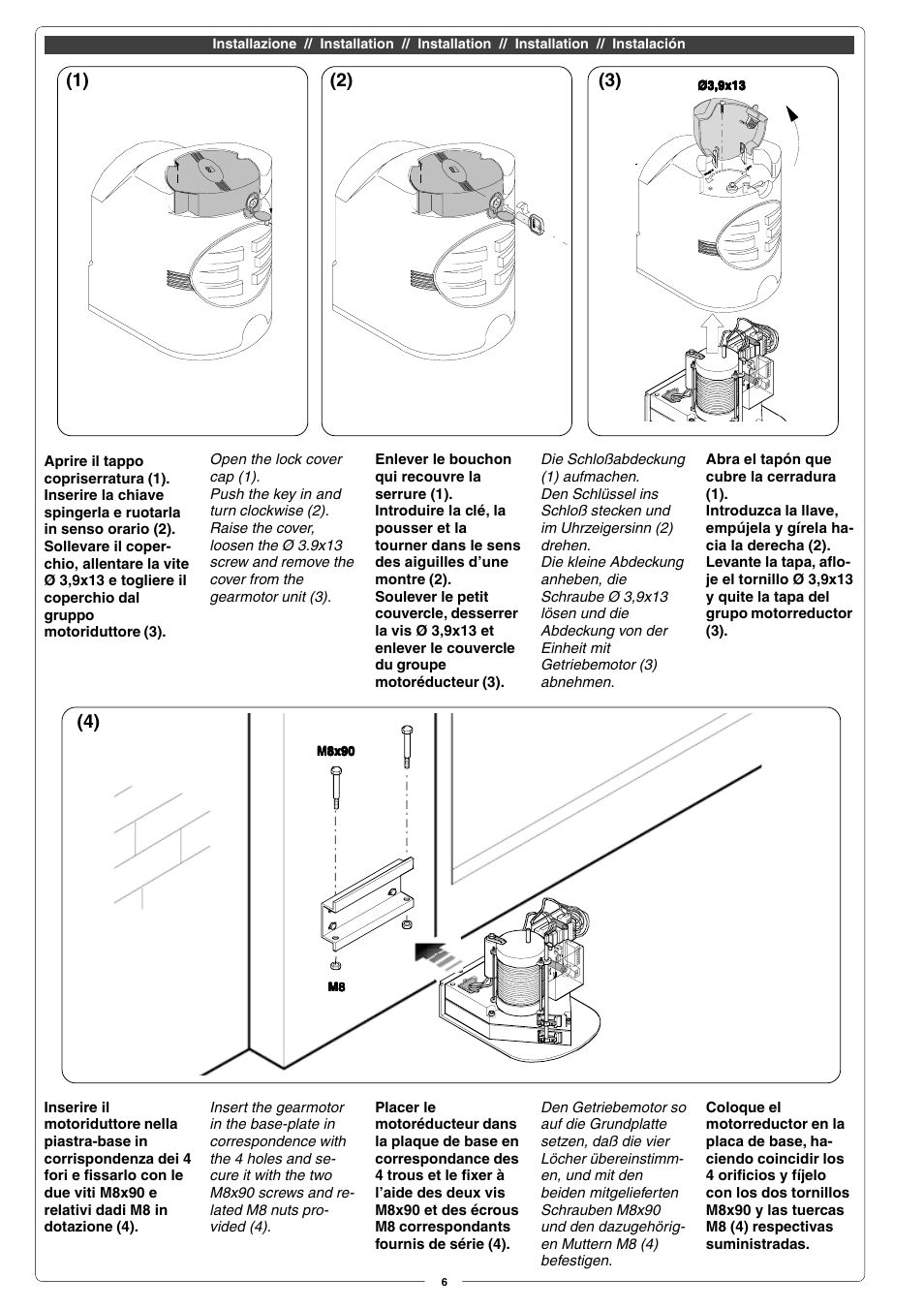 CAME Fast User Manual | Page 6 / 24